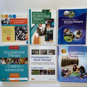 USED OCCUPATIONAL THERAPY TEXTBOOKS